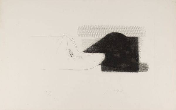 Piero Guccione : Nudo disteso  - Asta Grafica Internazionale e Multipli d'Autore - Associazione Nazionale - Case d'Asta italiane