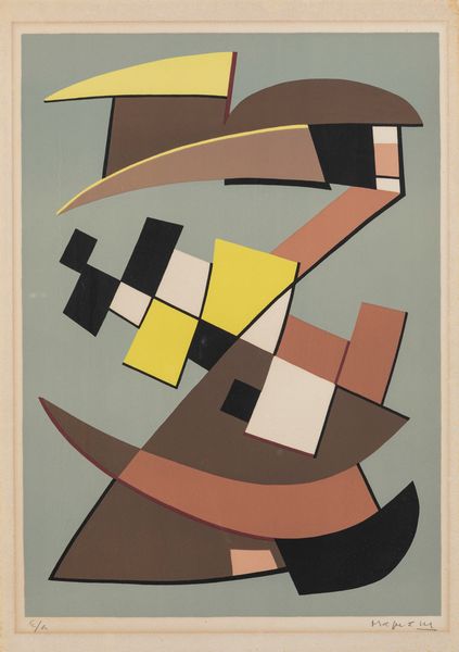 Alberto Magnelli : Senza titolo  - Asta Grafica Internazionale e Multipli d'Autore - Associazione Nazionale - Case d'Asta italiane