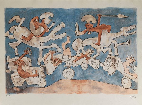 ROBERTO SEBASTIAN MATTA : Figure  - Asta Grafica Internazionale e Multipli d'Autore - Associazione Nazionale - Case d'Asta italiane