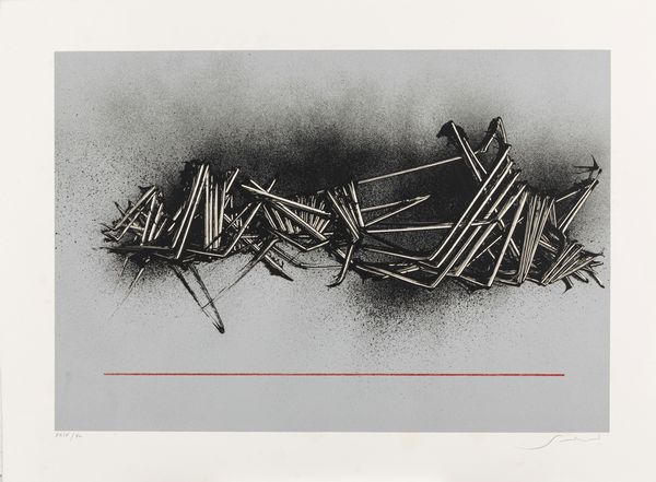 EMILIO SCANAVINO : Senza titolo  - Asta Grafica Internazionale e Multipli d'Autore - Associazione Nazionale - Case d'Asta italiane