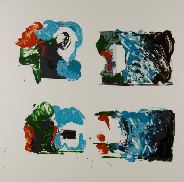 MARIO SCHIFANO : Paesaggi  - Asta Grafica Internazionale e Multipli d'Autore - Associazione Nazionale - Case d'Asta italiane