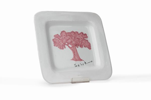 MARIO SCHIFANO : Albero  - Asta Grafica Internazionale e Multipli d'Autore - Associazione Nazionale - Case d'Asta italiane