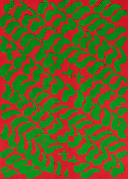 CARLA ACCARDI : Verde - Rosso  - Asta Grafica Internazionale e Multipli d'Autore - Associazione Nazionale - Case d'Asta italiane