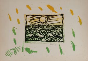 Pierre Alechinsky - Lino Litho