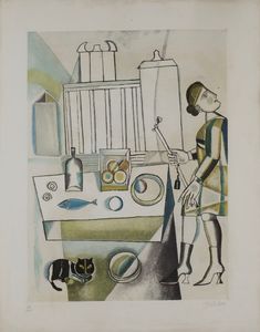 Franco Gentilini - Banchetto