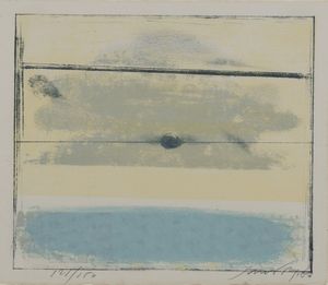 Piero Guccione - Mare con cielo