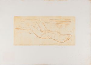 Piero Guccione - Nudino