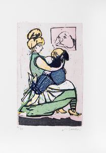 MINO MACCARI : Alzo Austria  - Asta Grafica Internazionale e Multipli d'Autore - Associazione Nazionale - Case d'Asta italiane