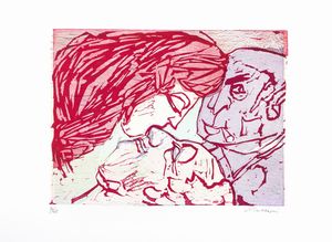 MINO MACCARI : Alzo Austria  - Asta Grafica Internazionale e Multipli d'Autore - Associazione Nazionale - Case d'Asta italiane