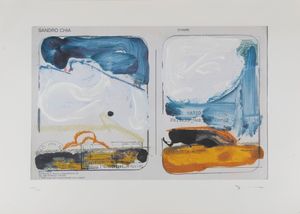 MARIO SCHIFANO - Omaggio a Sandro Chia