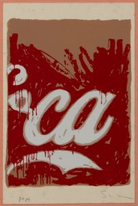 MARIO SCHIFANO - CoCa Cola