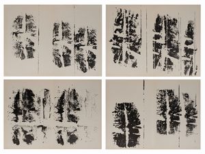 Toti Scialoja - Cartella contenente quattro litografie