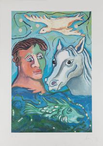 ENRICO BAJ - Allegoria del mare