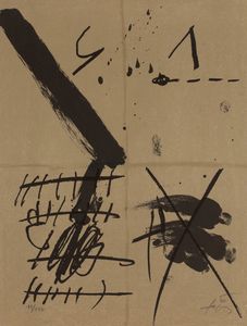 Antoni Tapies - Graffiti noirs