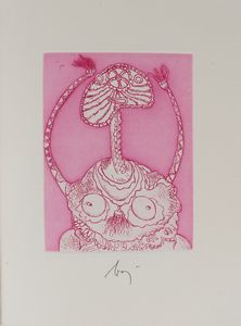 ENRICO BAJ - La dama e il generale