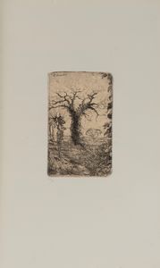 Luigi Bartolini : L'Eremo dei frati bianchi  - Asta Grafica Internazionale e Multipli d'Autore - Associazione Nazionale - Case d'Asta italiane