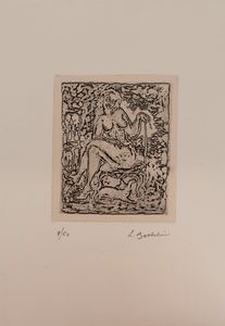 Luigi Bartolini - Donna con gatto