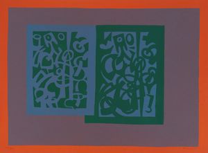 CARLA ACCARDI - Composizione a riquadri