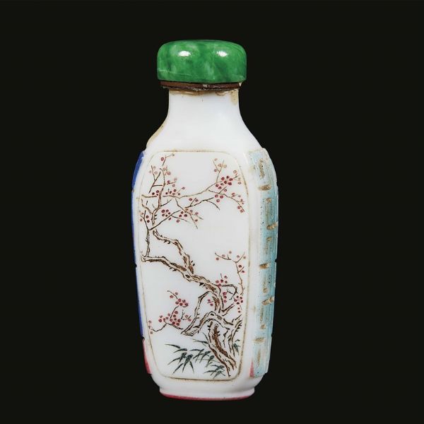 SNUFF BOTTLE, CINA, DINASTIA QING, SEC. XIX  - Asta Arte Orientale - Associazione Nazionale - Case d'Asta italiane
