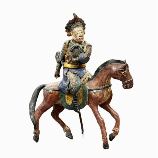 SCULTURA, CINA, SEC. XVIII  - Asta Arte Orientale - Associazione Nazionale - Case d'Asta italiane