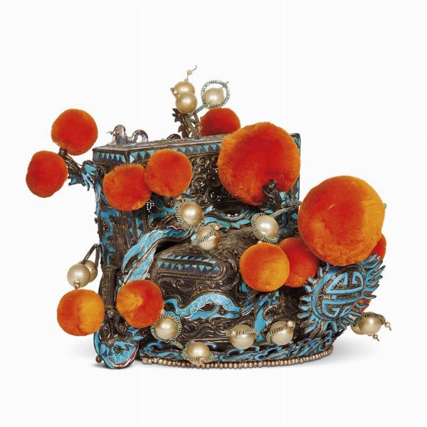 CAPPELLO, CINA, DINASTIA QING, SEC. XIX-XX  - Asta Arte Orientale - Associazione Nazionale - Case d'Asta italiane