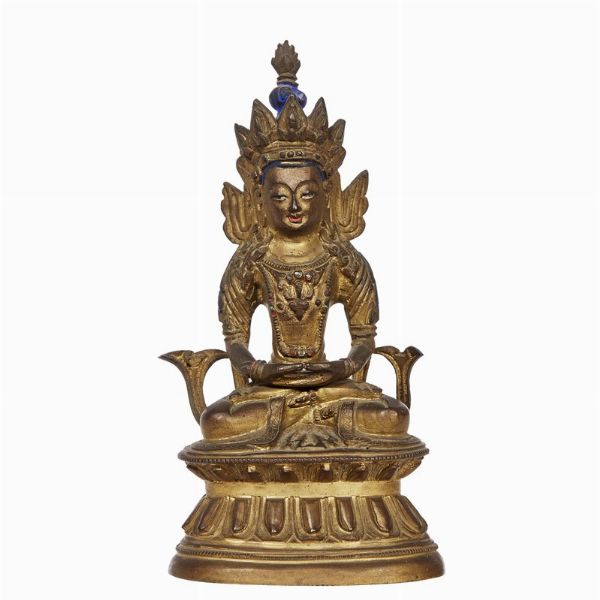 FIGURA, CINA, DINASTIA QING, SEC. XIX  - Asta Arte Orientale - Associazione Nazionale - Case d'Asta italiane