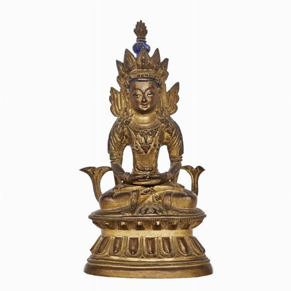 FIGURA, CINA, DINASTIA QING, SEC. XIX  - Asta Arte Orientale - Associazione Nazionale - Case d'Asta italiane