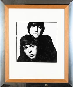David Bailey : John Lennon & Paul McCartney  - Asta Fotografia - Associazione Nazionale - Case d'Asta italiane