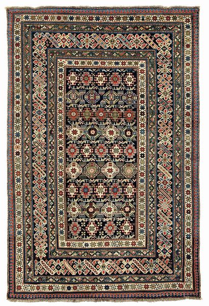 Tappeto Kuba Chi-chi, Caucaso nord orientale, ultimo quarto XIX secolo  - Asta Tappeti antichi - Associazione Nazionale - Case d'Asta italiane