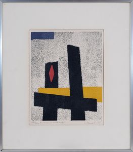 LUIGI  SPACAL : Richiamo nella notte  - Asta Asta a tempo di multipli d'Autore - Associazione Nazionale - Case d'Asta italiane