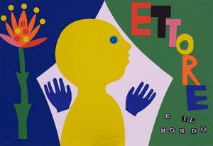 Mimmo Paladino : Ettore e il mondo  - Asta Asta a tempo di multipli d'Autore - Associazione Nazionale - Case d'Asta italiane