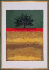 Carlo Mattioli : Alberi  - Asta Asta a tempo di multipli d'Autore - Associazione Nazionale - Case d'Asta italiane