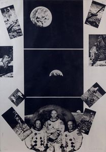 LOWELL NESBITT - Moon landing