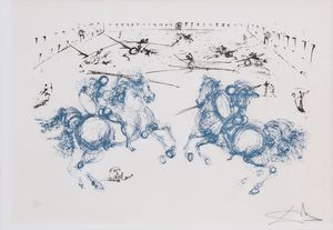 SALVADOR DALI' - senza titolo