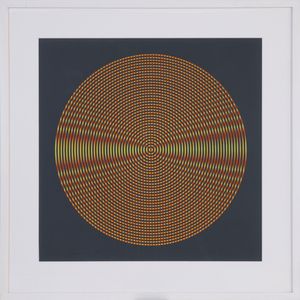 ALBERTO  BIASI : Interferenza rosso giallo s 3  - Asta Asta a tempo di multipli d'Autore - Associazione Nazionale - Case d'Asta italiane