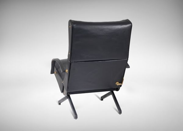 OSVALDO BORSANI (nello stile di)Varedo, 1911- Milano, 1985 : Poltrona regolabile P40 vintage  - Asta 1950-1980 Design and Decor - Associazione Nazionale - Case d'Asta italiane