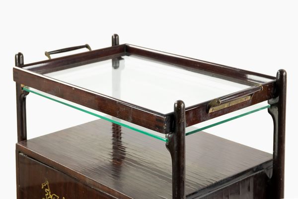 ICO PARISI (ATTRIBUITO)Palermo, 1916 - Como, 1996 : Carrello da bar vintage  - Asta 1950-1980 Design and Decor - Associazione Nazionale - Case d'Asta italiane