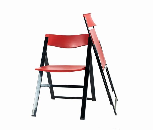 Justus Kolberg : Coppia di sedie pieghevoli P08  - Asta 1950-1980 Design and Decor - Associazione Nazionale - Case d'Asta italiane
