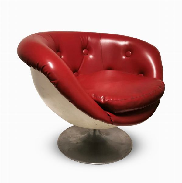 GASTONE RINALDIPadova, 1920 - 2006 : Poltrona P180  - Asta 1950-1980 Design and Decor - Associazione Nazionale - Case d'Asta italiane