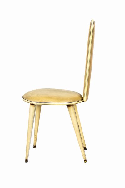 Umberto Mascagni : Set di sei sedie e tavolo da pranzo  - Asta 1950-1980 Design and Decor - Associazione Nazionale - Case d'Asta italiane