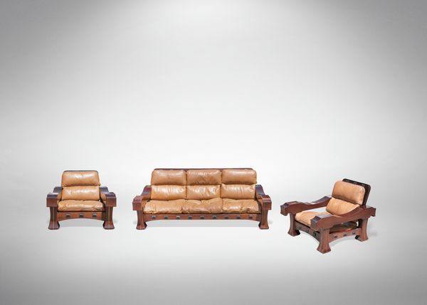 LUCIANO FRIGERIO : Set da salotto Hussar  - Asta 1950-1980 Design and Decor - Associazione Nazionale - Case d'Asta italiane