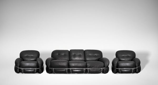 ADRIANO PIAZZESI : Set di Sofa vintage OK  - Asta 1950-1980 Design and Decor - Associazione Nazionale - Case d'Asta italiane