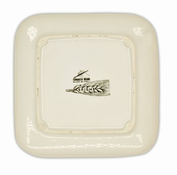 PIERO FORNASETTI Milano, 1913 - 1988 : Sei piatti Serie Spikes di Piero Fornasetti  - Asta 1950-1980 Design and Decor - Associazione Nazionale - Case d'Asta italiane