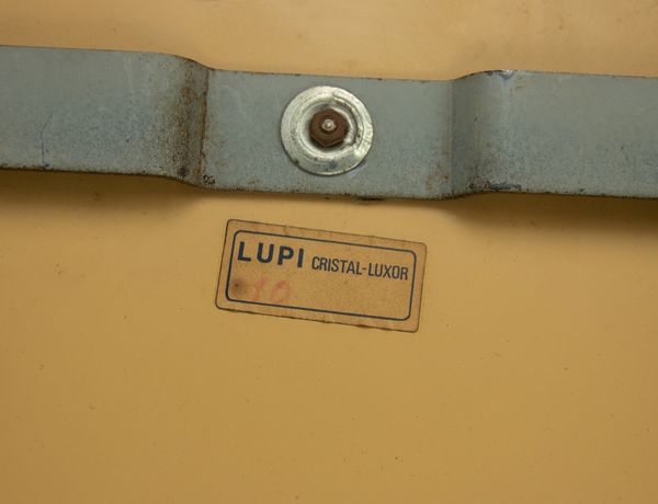 Specchio ovale vintage di Lupi Cristal-Luxor  - Asta 1950-1980 Design and Decor - Associazione Nazionale - Case d'Asta italiane