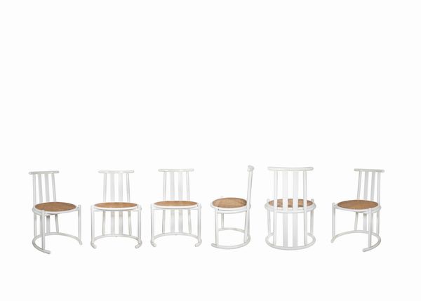 Set di 6 sedie in stile Baumann  - Asta 1950-1980 Design and Decor - Associazione Nazionale - Case d'Asta italiane