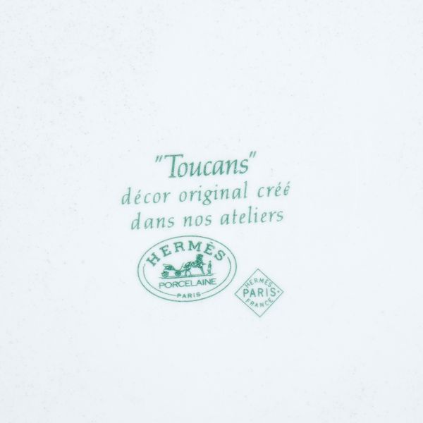 Hermès, Piatto i Tucani  - Asta 1950-1980 Design and Decor - Associazione Nazionale - Case d'Asta italiane