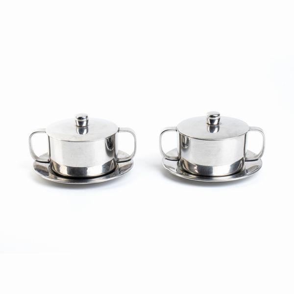 GIO’ PONTI   Milano, 1891 - 1979 : Due zuccheriere delle Krupp disegnate da Gio Ponti  - Asta 1950-1980 Design and Decor - Associazione Nazionale - Case d'Asta italiane