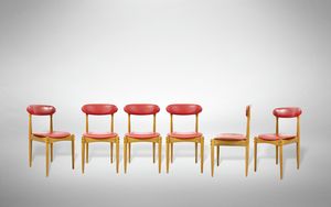 Set di sei sedie vintage  - Asta 1950-1980 Design and Decor - Associazione Nazionale - Case d'Asta italiane
