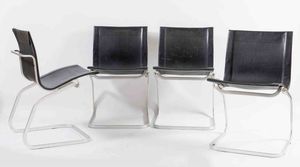 CLAUDIO SALOCCHI - Set di 4 sedie Modello Lia