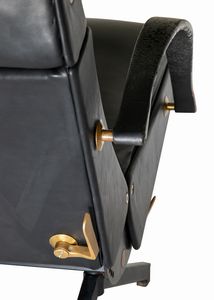 OSVALDO BORSANI (nello stile di)Varedo, 1911- Milano, 1985 : Poltrona regolabile P40 vintage  - Asta 1950-1980 Design and Decor - Associazione Nazionale - Case d'Asta italiane